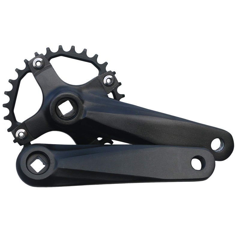 GANOPPER 30T Mountain Bike Crankset 1X MTB Crank Arm Set 152mm with Narrow Wide Chainring Bolts - Image 1